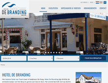 Tablet Screenshot of hoteldebrandingtexel.nl